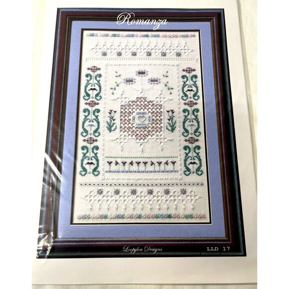 Cross Stitch Pattern Romanza By Loopylou Designs LLD 17 Finished Size 15" x 19" - Picture 2 of 3